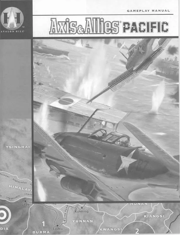 Mode d'emploi HASBRO AXIS AND ALLIES PACIFIC 2000