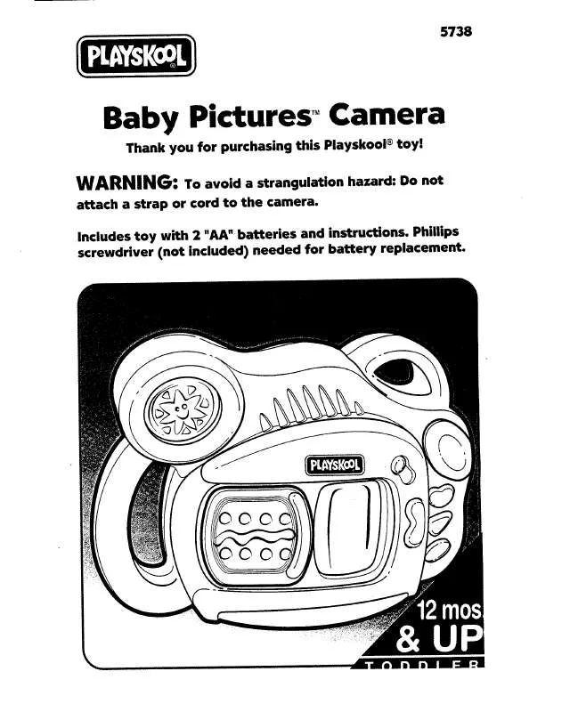 Mode d'emploi HASBRO BABY PICTURES CAMERA