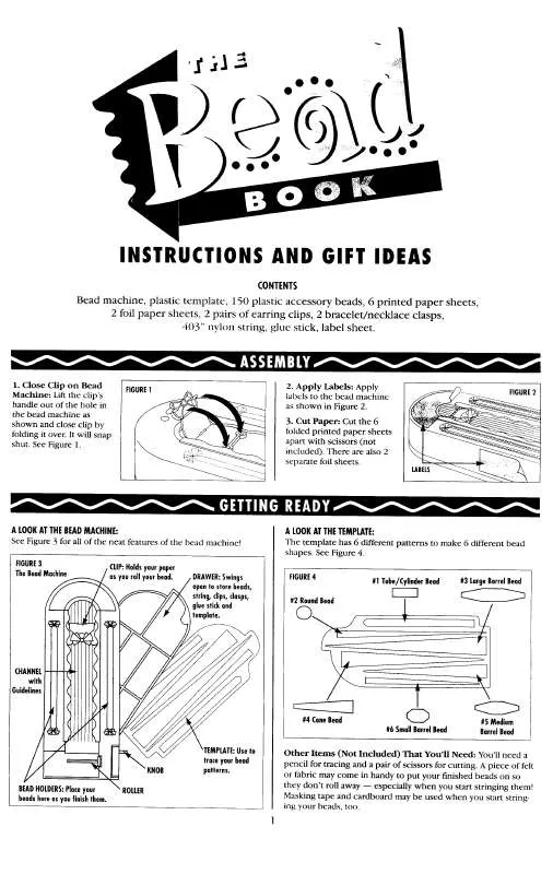 Mode d'emploi HASBRO BEAD BOOK