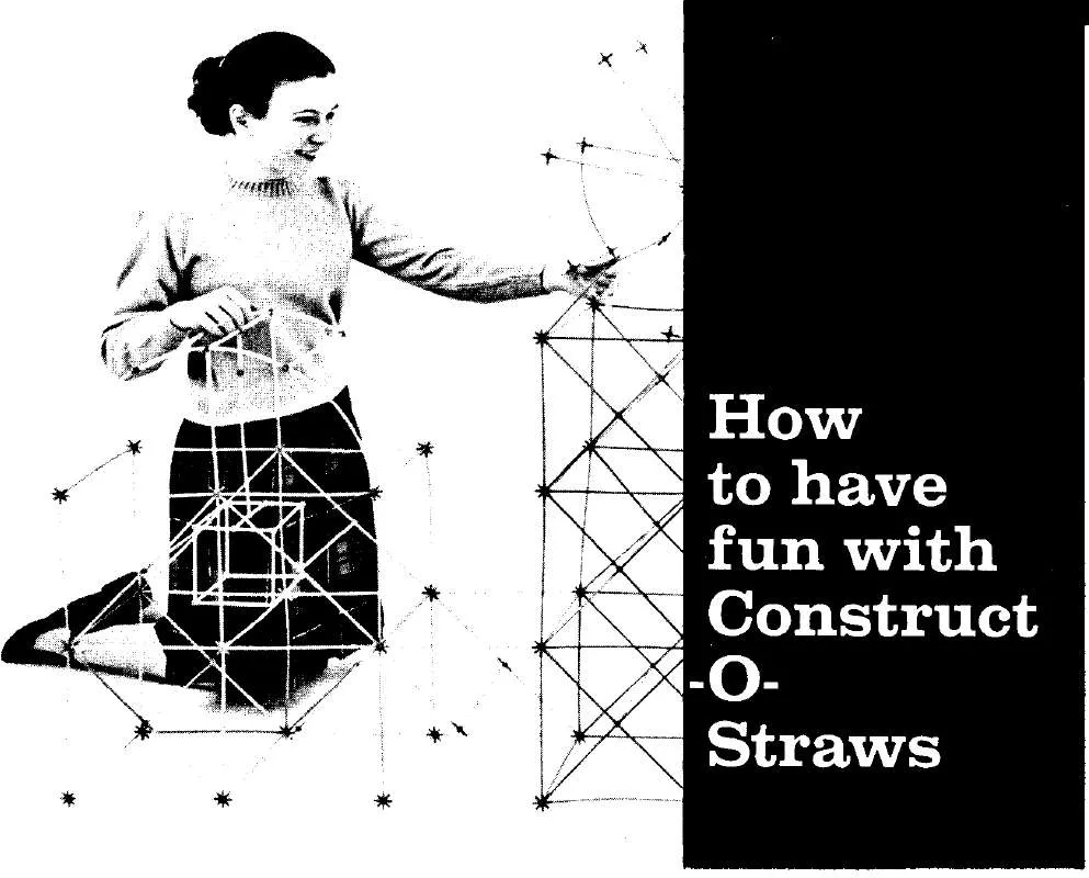 Mode d'emploi HASBRO CONSTRUCT-O-STRAWS