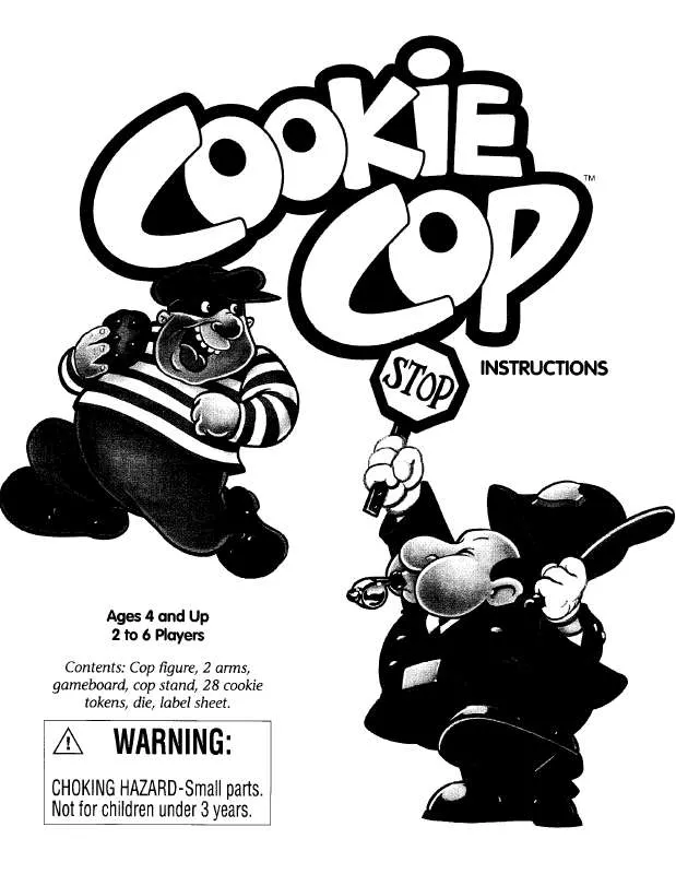 Mode d'emploi HASBRO COOKIE COP