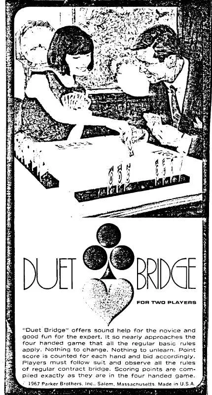 Mode d'emploi HASBRO DUET BRIDGE