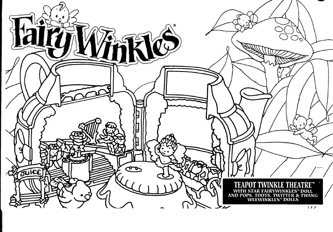 Mode d'emploi HASBRO FAIRY WINKLES TEAPOT TWINKLE THEATRE