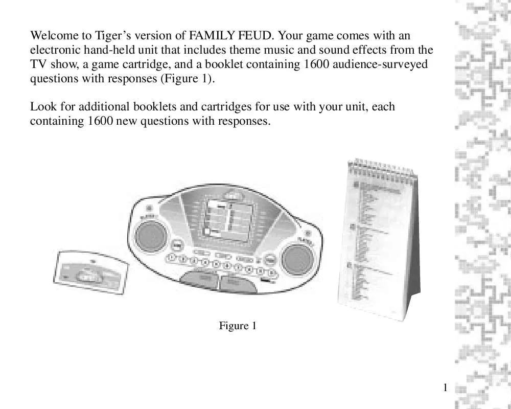 Mode d'emploi HASBRO FAMILY FEUD