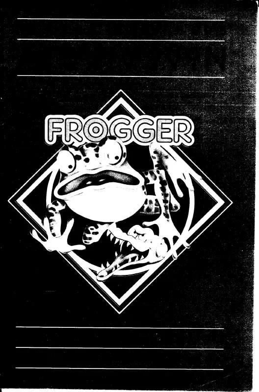 Mode d'emploi HASBRO FROGGER ATARI HOME COMPUTERS