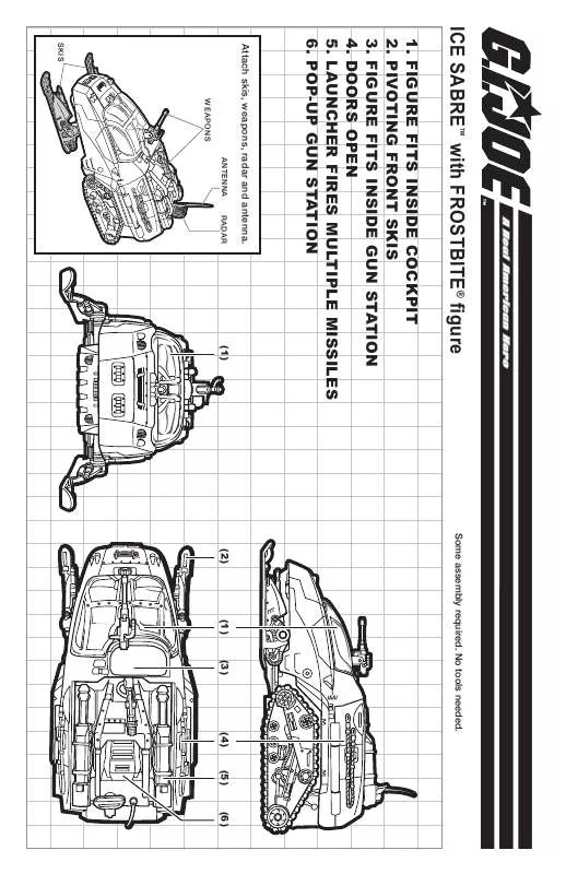 Mode d'emploi HASBRO GI JOE BRAVO ICE SABER