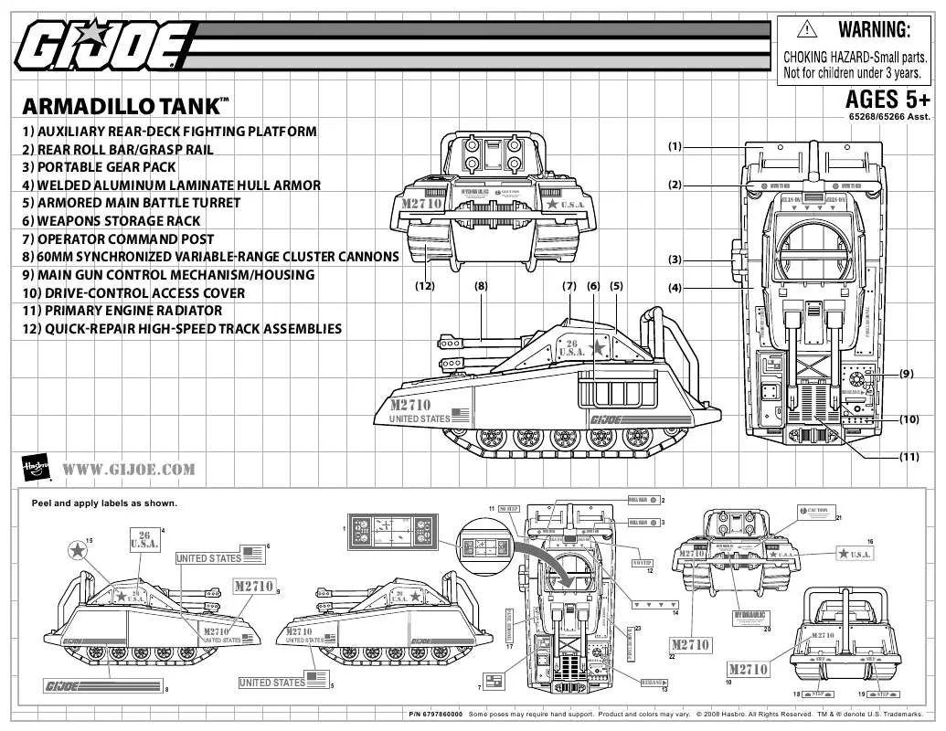 Mode d'emploi HASBRO GI JOE SERPENTORS AIR CHARIOT