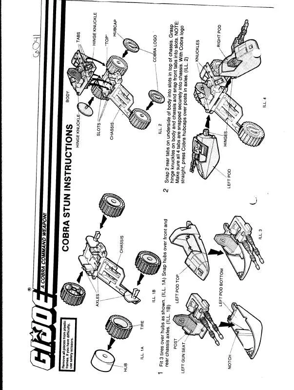 Mode d'emploi HASBRO GIJOE STUN