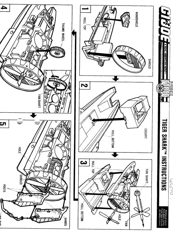 Mode d'emploi HASBRO GIJOE TIGERSHARK