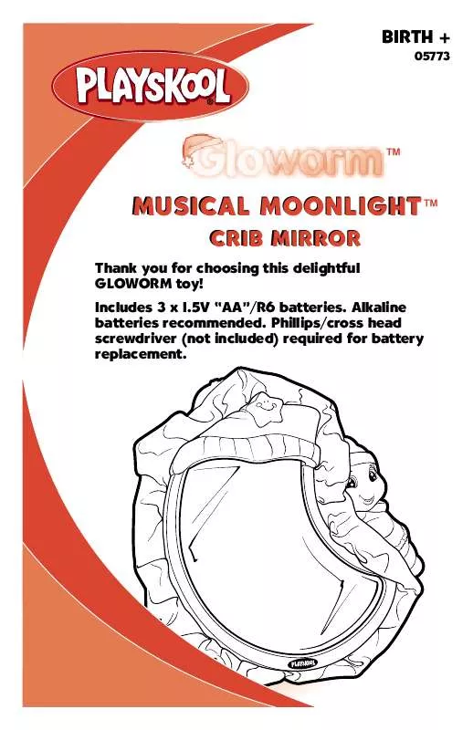 Mode d'emploi HASBRO GLOWORM MUSICAL MOONLIGHT CRIB MIRROR