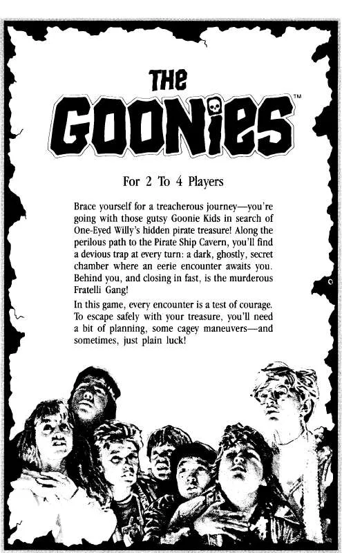 Mode d'emploi HASBRO GOONIES