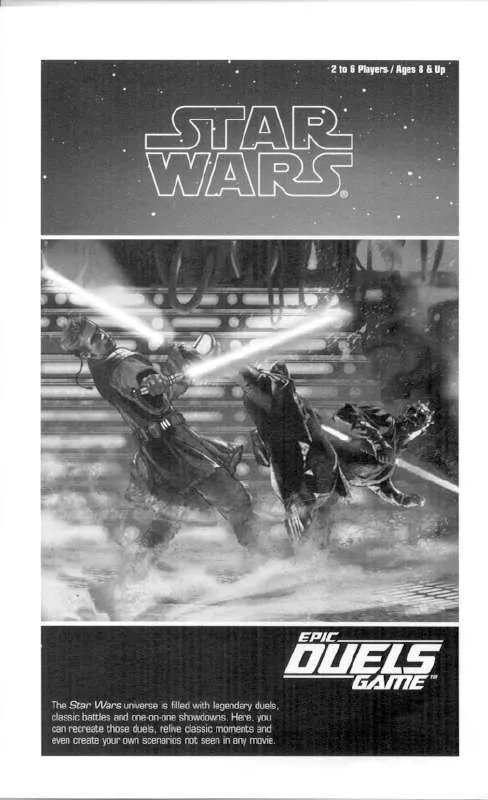 Mode d'emploi HASBRO STAR WARS EPIC DUELS GAME