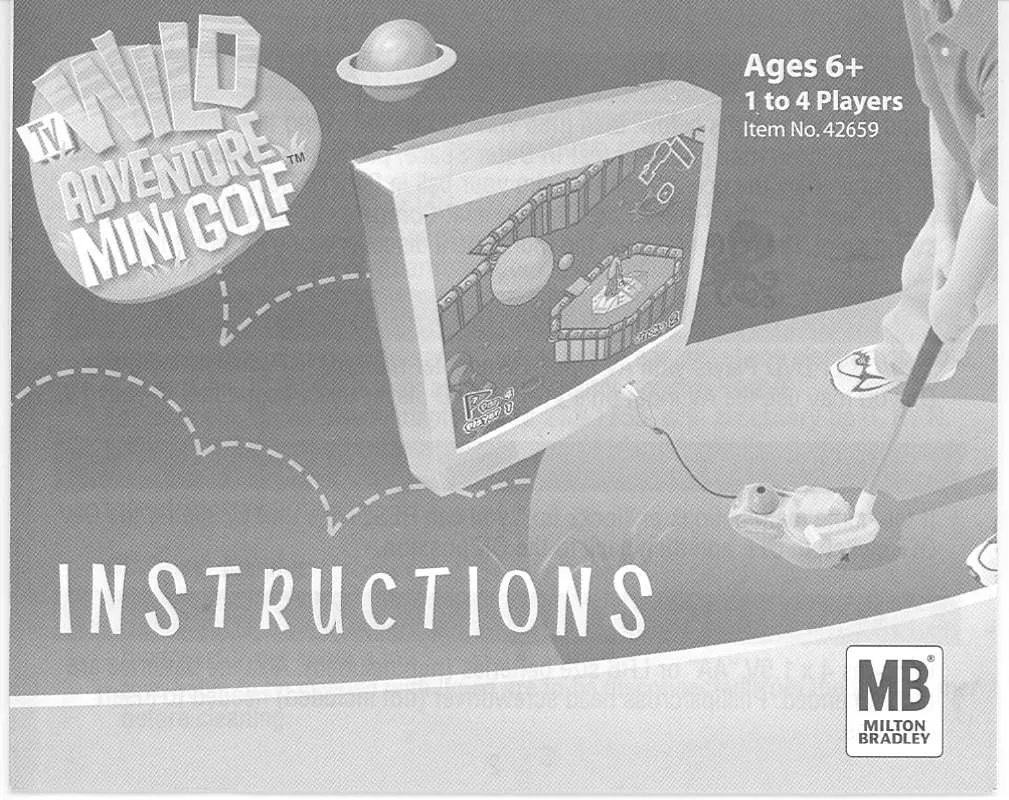 Mode d'emploi HASBRO TV WILD ADVENTURE MINI GOLF