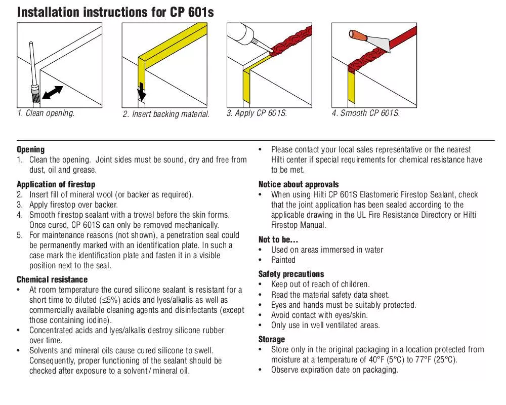 Mode d'emploi HILTI CP 601S