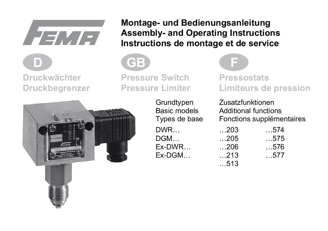 Mode d'emploi HONEYWELL DGM