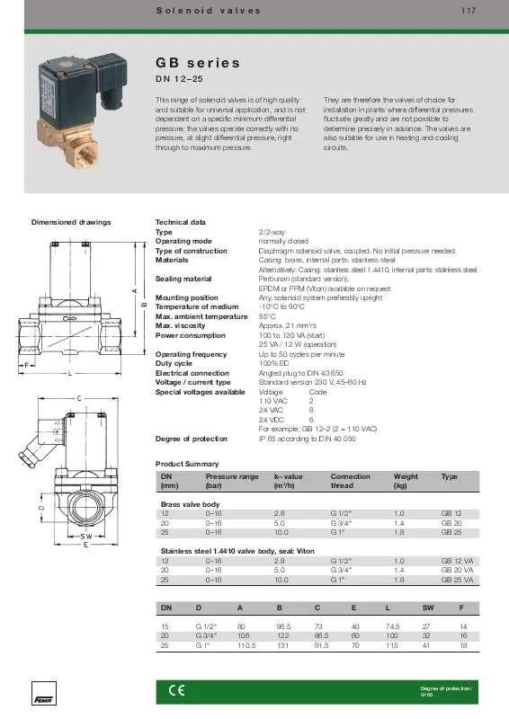 Mode d'emploi HONEYWELL GB