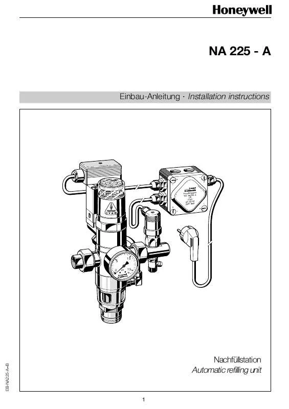 Mode d'emploi HONEYWELL NA 225-A