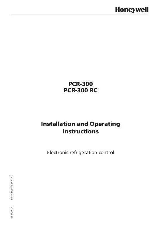 Mode d'emploi HONEYWELL PCR 300RC