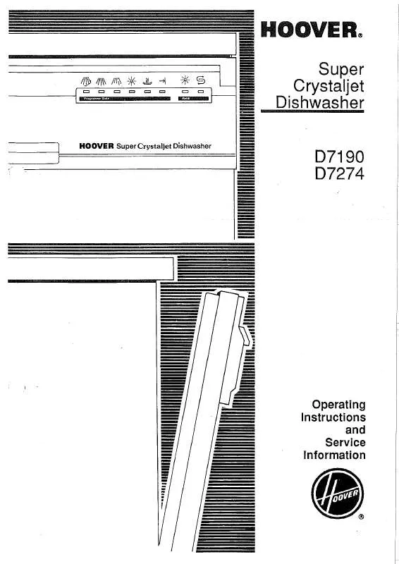 Mode d'emploi HOOVER D7274