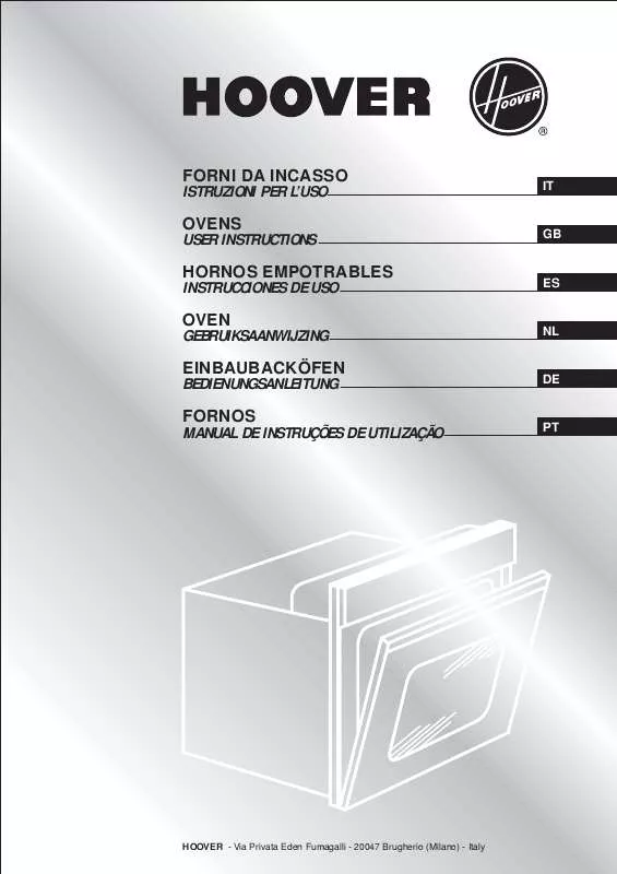 Mode d'emploi HOOVER HOS316