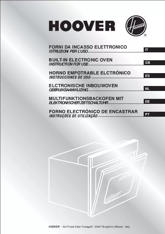 Mode d'emploi HOOVER HOS456