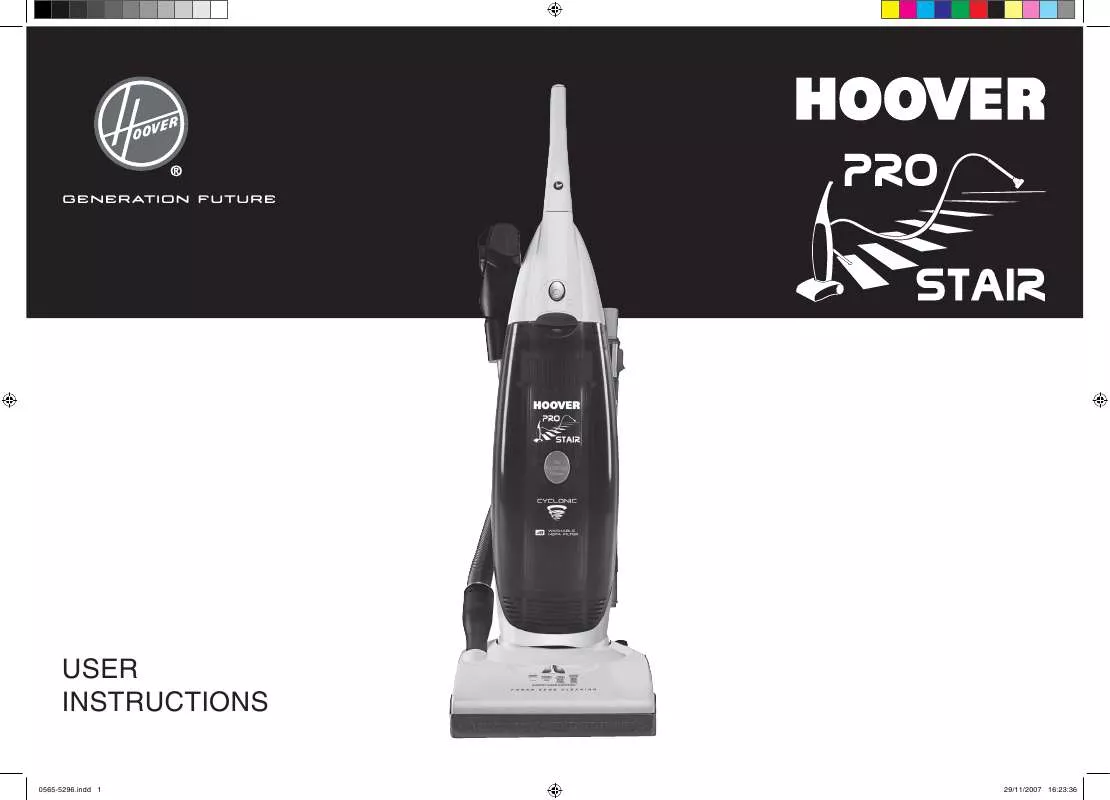 Mode d'emploi HOOVER PRO STAIR