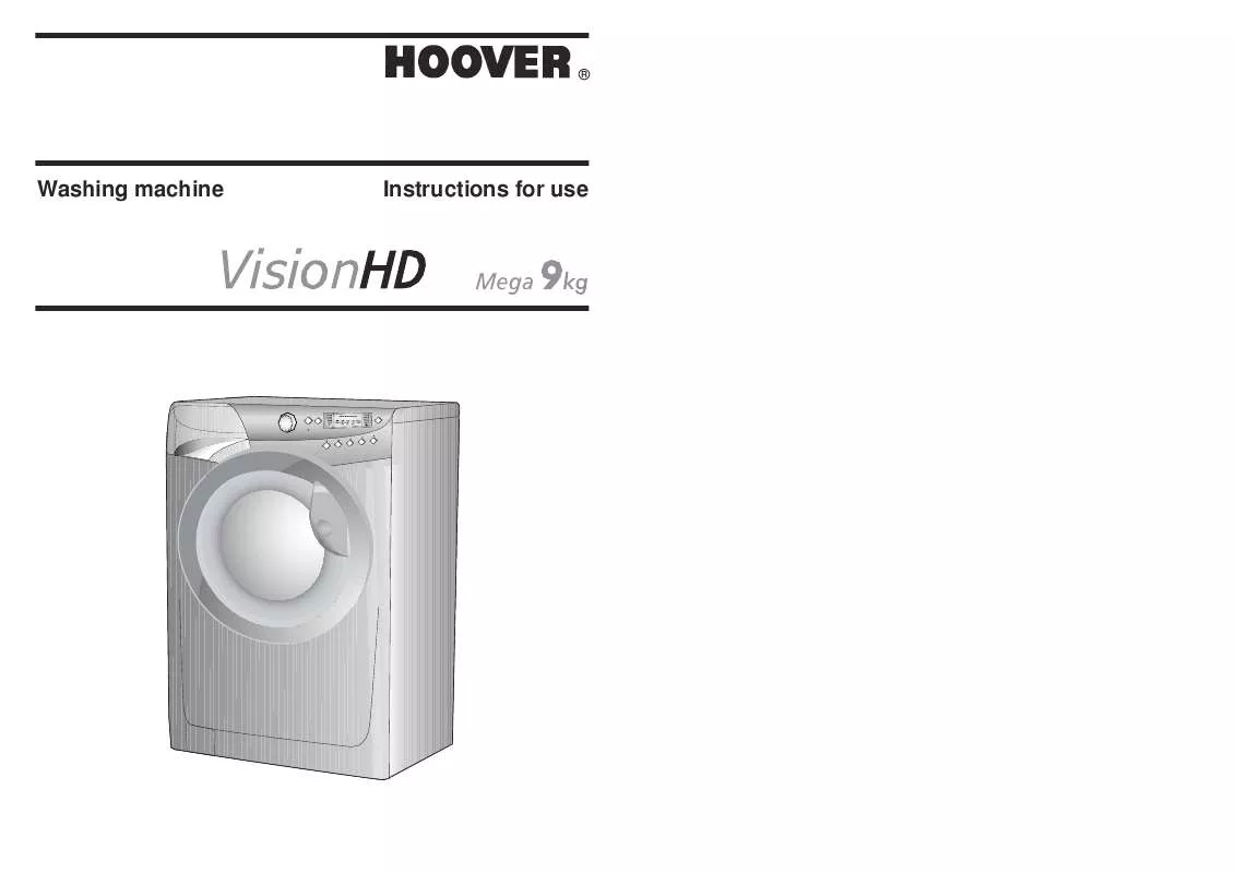 Mode d'emploi HOOVER VHD9123