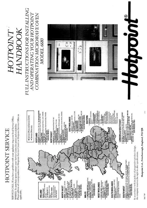 Mode d'emploi HOTPOINT-ARISTON HB6680