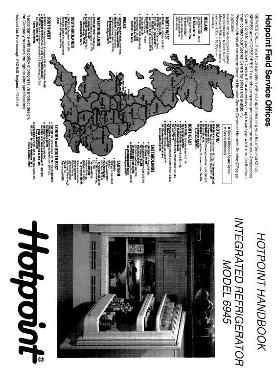 Mode d'emploi HOTPOINT-ARISTON HB6945