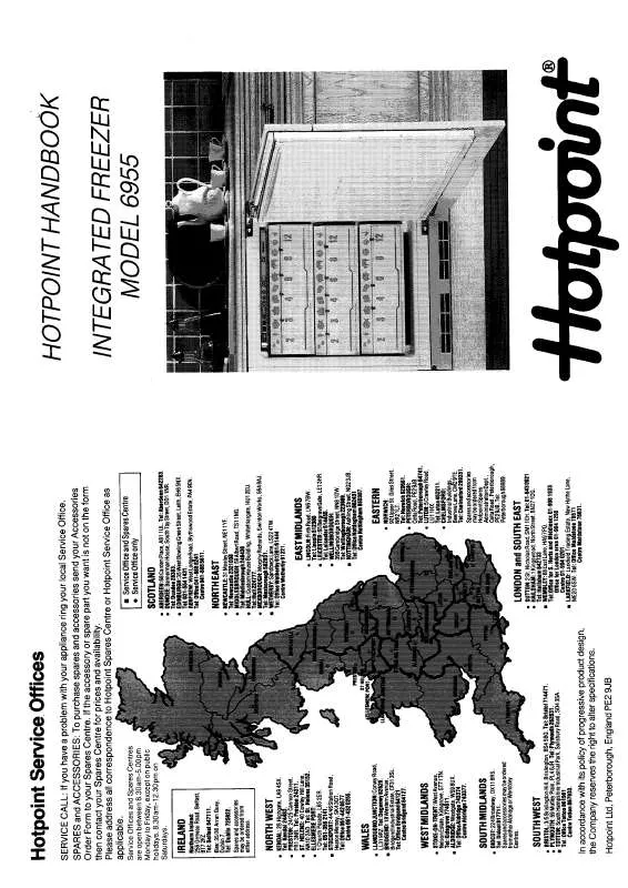 Mode d'emploi HOTPOINT-ARISTON HB6955