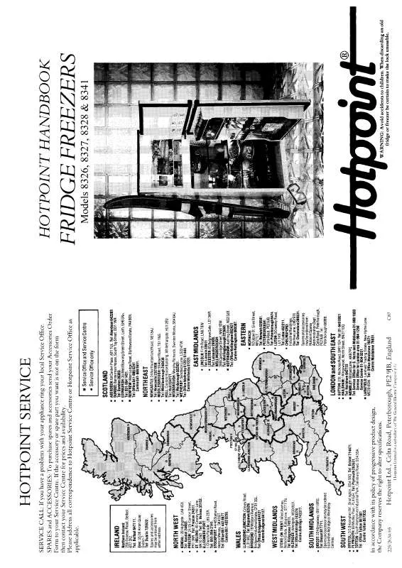 Mode d'emploi HOTPOINT-ARISTON HB8341