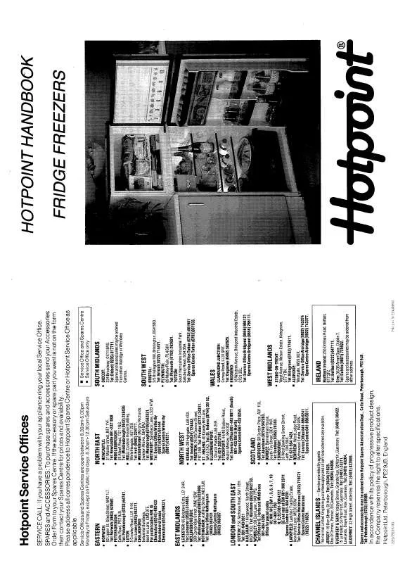 Mode d'emploi HOTPOINT-ARISTON HB8372