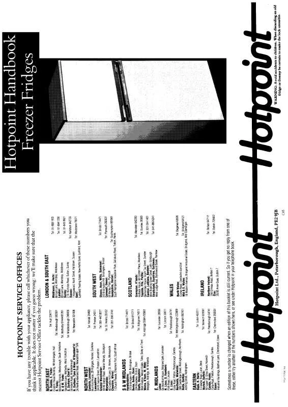Mode d'emploi HOTPOINT-ARISTON HB8632