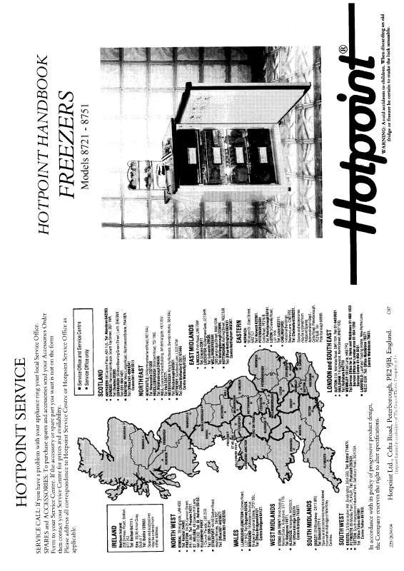 Mode d'emploi HOTPOINT-ARISTON HB8751