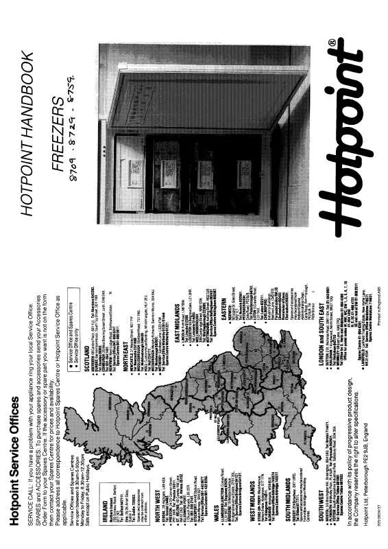 Mode d'emploi HOTPOINT-ARISTON HB8759