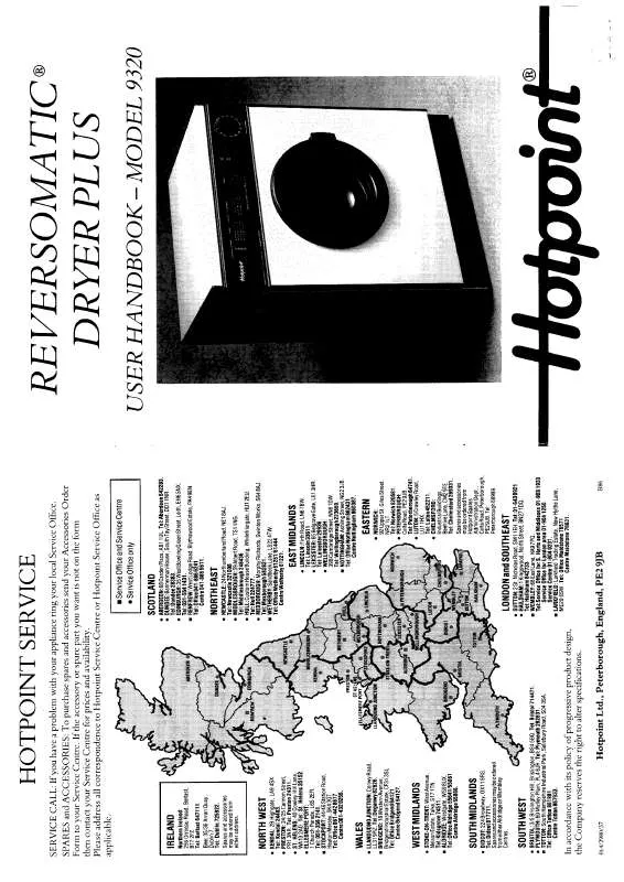 Mode d'emploi HOTPOINT-ARISTON HB9322