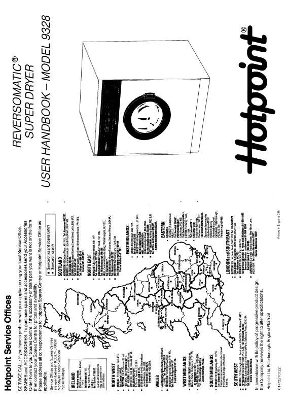 Mode d'emploi HOTPOINT-ARISTON HB9328