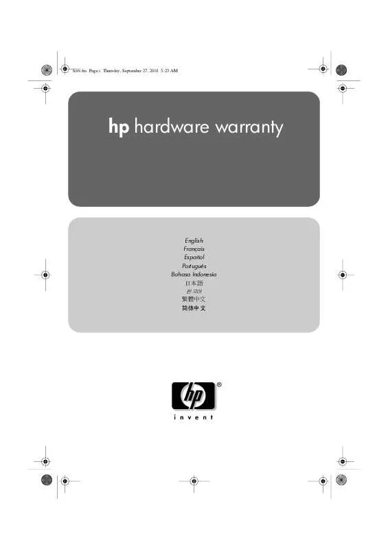 Mode d'emploi HP 7560 CRT MONITOR