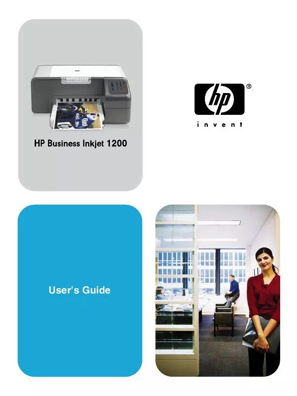 Mode d'emploi HP BUSINESS INKJET 1200