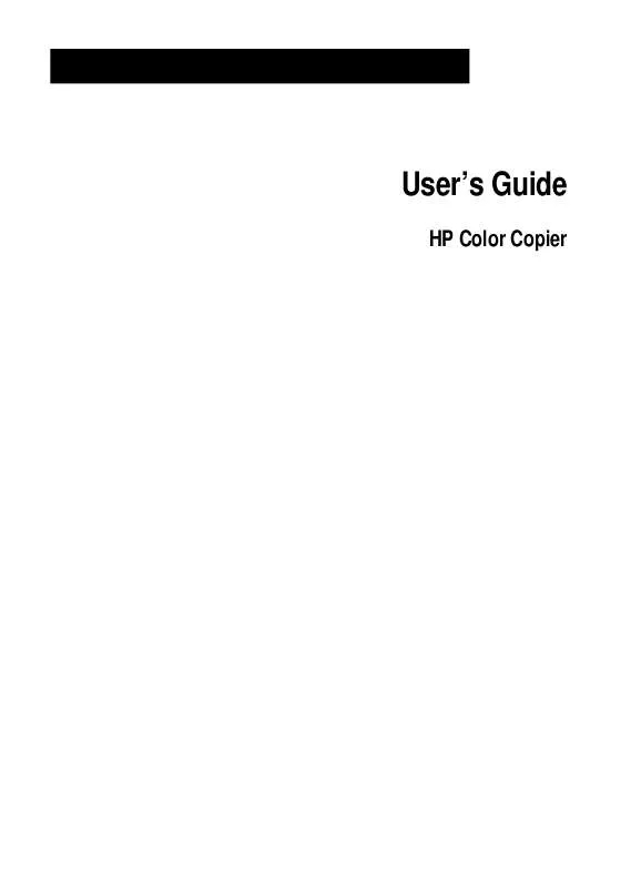 Mode d'emploi HP COLOR 160