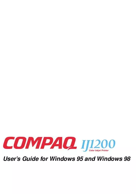 Mode d'emploi HP COMPAQ IJ1200