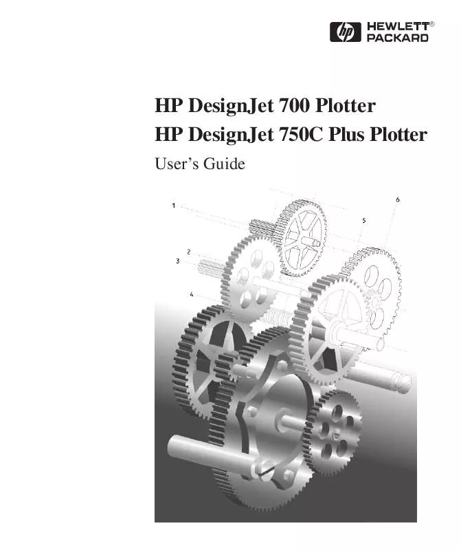 Mode d'emploi HP DESIGNJET 700