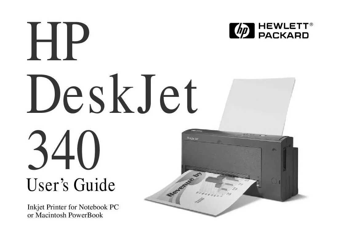 Mode d'emploi HP DESKJET 340CBI