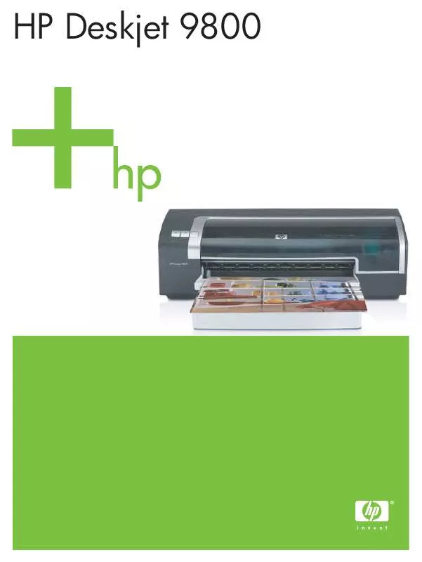 Mode d'emploi HP DESKJET 9800