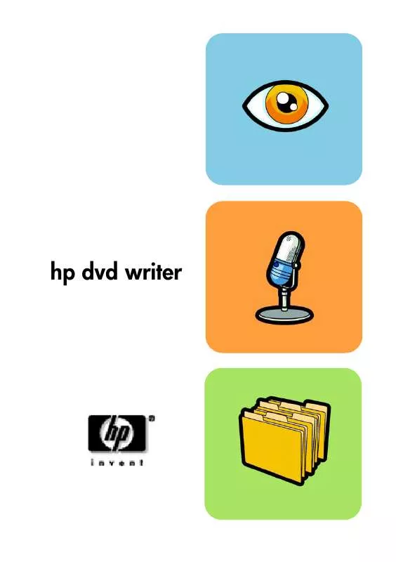 Mode d'emploi HP DVD WRITER DVD200