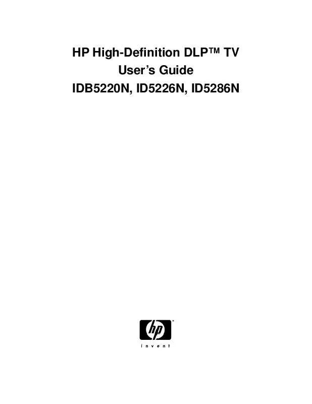 Mode d'emploi HP ID5220N