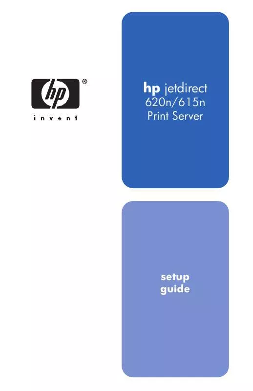 Mode d'emploi HP JETDIRECT 615N PRINT SERVER FOR FAST ETHERNET