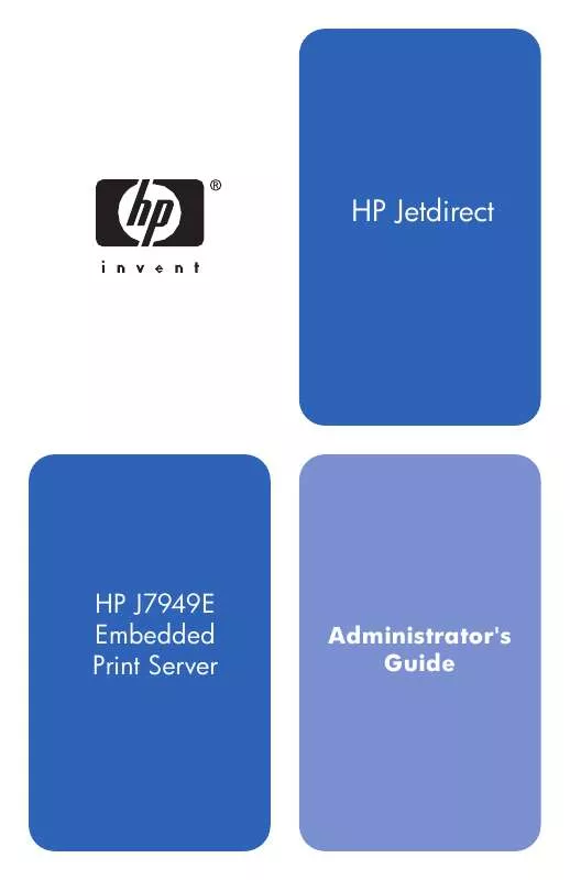 Mode d'emploi HP JETDIRECT J7949E