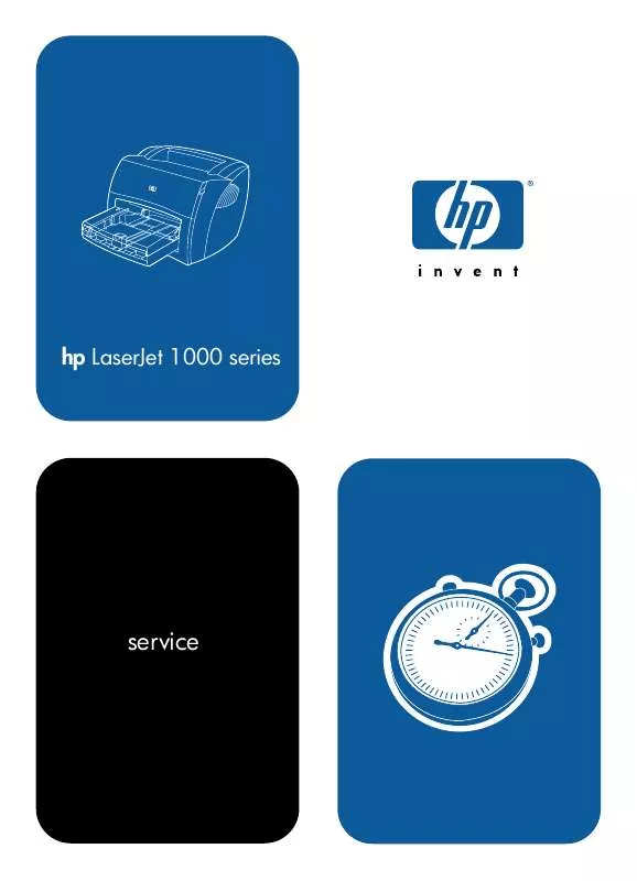 Mode d'emploi HP LASERJET 1000