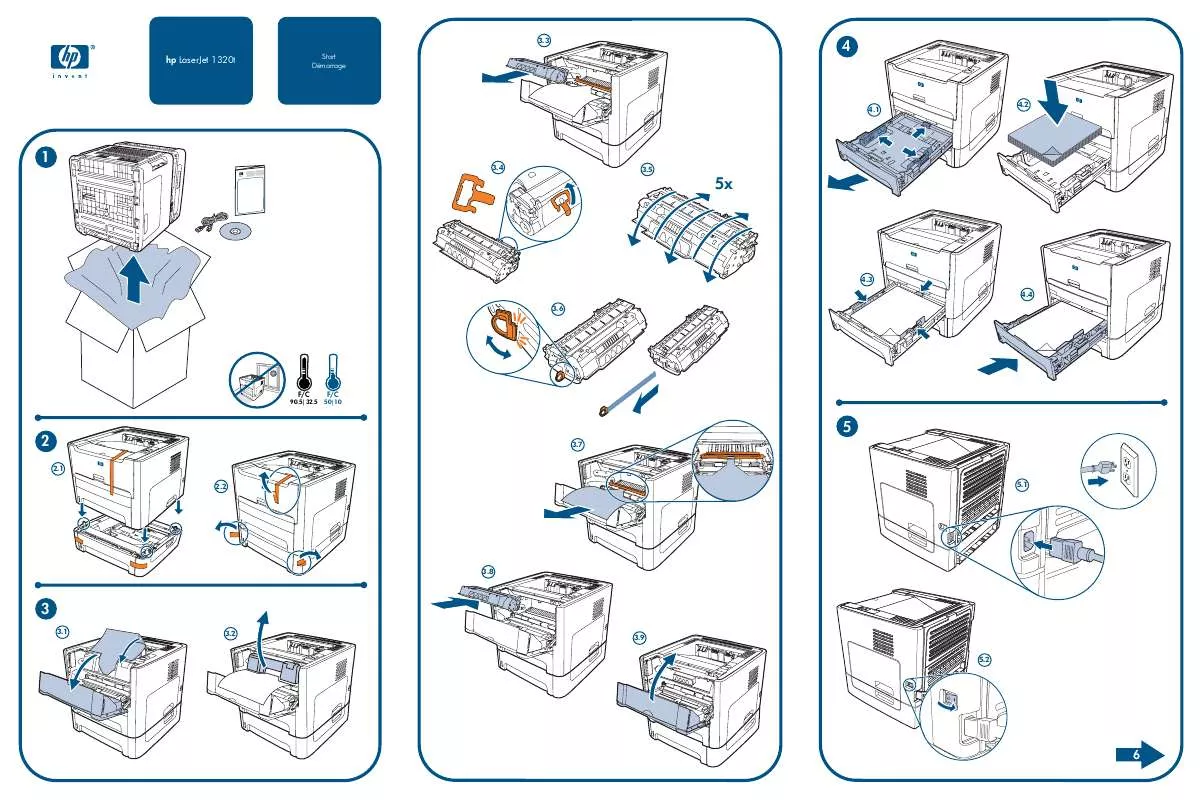 Mode d'emploi HP LASERJET 1320T